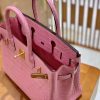 爱马仕 Birkin 30cm 樱花粉 金扣 尼罗 两点 鳄鱼皮