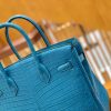 爱马仕 Birkin 30cm 伊滋密迩蓝 金扣 尼罗 雾面 两点 鳄鱼皮 全手工