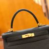 爱马仕 Kelly 28cm togo 牛皮 经典黑 金扣 全手工缝制 现货