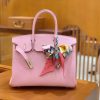 爱马仕 Birkin 30cm 锦葵紫 Togo小牛皮 银扣 原版蜜蜡线 顶级手工缝制