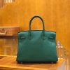 爱马仕 Birkin 30cm 孔雀绿 森林绿 Togo小牛皮 金扣 原版蜜蜡线 顶级手工缝制