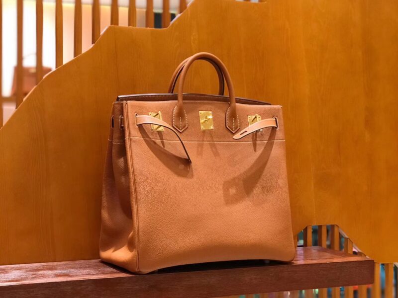 爱马仕 Birkin 铂金包 金棕色 小牛皮 金扣 40cm 男士首选 - Image 2