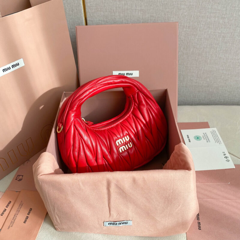 miumiu缪缪*5BP078Mini单肩包红色免检版 - Image 8