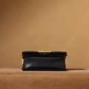 Chanel LeBoy黑色口盖包S免检版