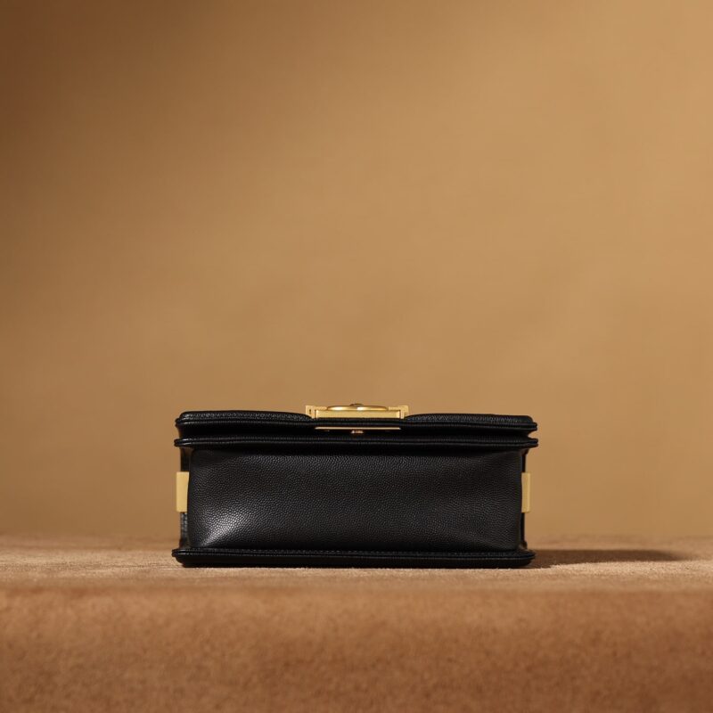 Chanel LeBoy黑色口盖包S免检版 - Image 6