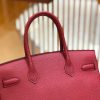 049c93d27a16ff2.jpg 爱马仕 Birkin 30cm 石榴红 Togo小牛皮 金扣 原版蜜蜡线 顶级手工缝制