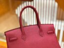 爱马仕 Birkin 30cm 石榴红 Togo小牛皮 金扣 原版蜜蜡线 顶级手工缝制