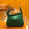 爱马仕 Lindy 26cm 丝绒绿 Togo牛皮 金扣 原版蜜蜡线 顶级手缝