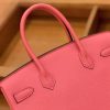 爱马仕 新增现货 birkin 铂金包 唇膏粉 德国进口小牛皮 银扣 30cm