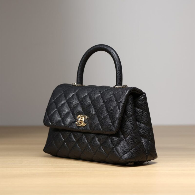 Chanel CocoHandle系列球纹牛皮手提袋免检版 - Image 4