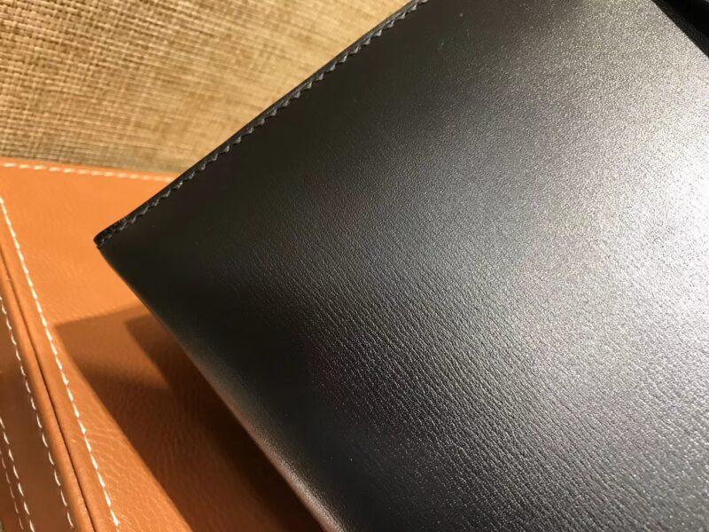 爱马仕 Kelly 25 28(凯莉包)黑色 德国进口 box牛皮 原版蜜蜡线 全手工缝制 - Image 8