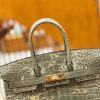 爱马仕 Birkin 铂金包 斑鸠灰 美洲 方块印 25cm
