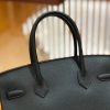 0707e5eab68b706.jpg 爱马仕 Birkin 30cm 经典黑 Epsom掌纹小牛皮 银扣 原版蜜蜡线 顶级手工缝制