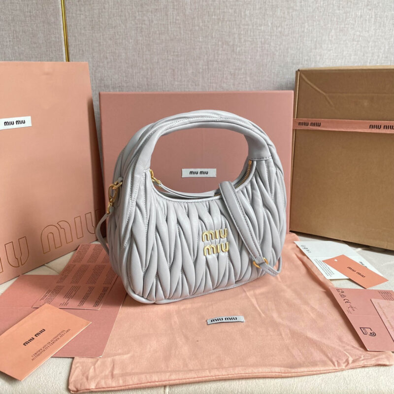 miumiu缪缪*Matelasse系列5BC125手袋矢车菊免检版 - Image 3