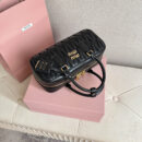miumiu缪缪*5BB148保龄球包袋黑色免检版