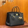 097ef8f4f6c80ee.jpg 爱马仕 Birkin 铂金包 经典黑 小牛皮 银扣 40cm 男士首选