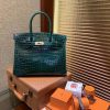 爱马仕 Birkin 祖母绿 一级尼罗鳄鱼皮 顶级工艺全手工制作 25cm