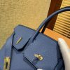 0b26e0c07b11811.jpg 爱马仕 Birkin铂金包 玛瑙蓝 德国进口小牛皮 顶级品质全手工缝制 金扣 30cm