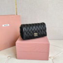 miumiu缪缪*Matelasse系列5BP086单肩包黑色免检版