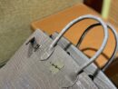 爱马仕 Birkin 30cm 巴黎灰 组合 一级湾鳄 鳄鱼皮 臻品级别