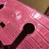 爱马仕 Birkin铂金包 桃红色 一级皮 尼罗鳄鱼 进口原料 顶级手缝工艺 30cm