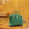 0d12297d949d108.jpg 爱马仕 Birkin 25cm 丝绒绿 金扣 全手工缝制
