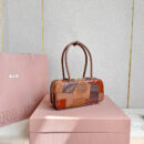 miumiu缪缪*Arcedir系列5BB148几何图案保龄球包免检吧