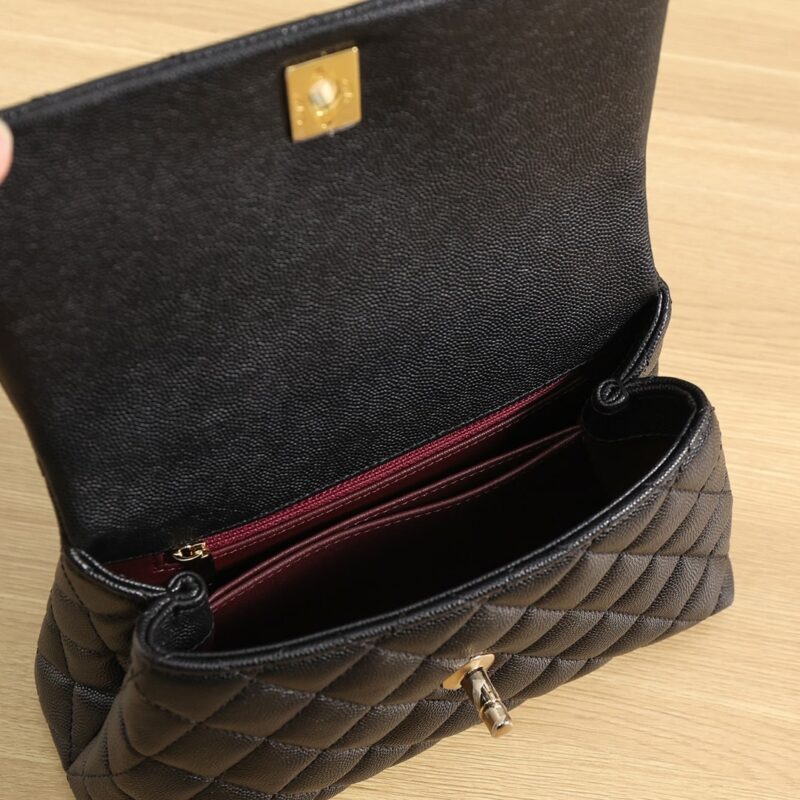 Chanel CocoHandle系列球纹牛皮手提袋免检版 - Image 7