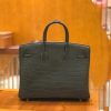 爱马仕 Birkin 35cm 鳄鱼皮 铁灰 金扣 全手工缝制