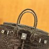 爱马仕 Birkin 35cm 美洲鳄鱼 石墨灰 银扣