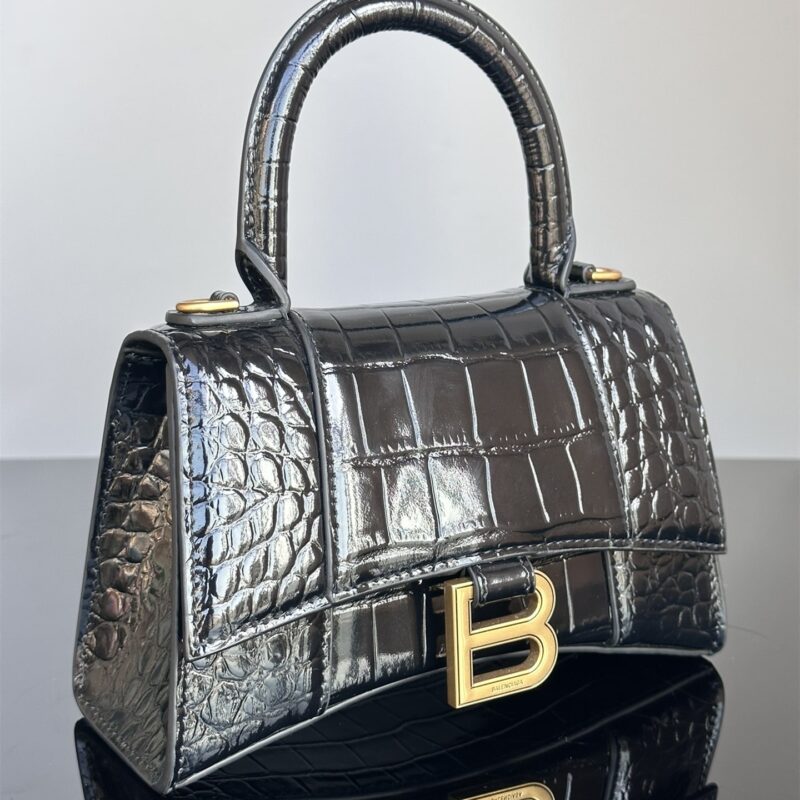 Balenciaga沙漏包-Balenciaga鳄鱼皮手袋 - Image 3