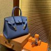 10887692203cc8d.jpg 爱马仕 Birkin铂金包 玛瑙蓝 德国进口小牛皮 顶级品质全手工缝制 金扣 30cm