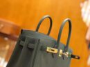 爱马仕 Birkin 25cm 杏仁绿 金扣 掌纹牛皮 全手工缝制