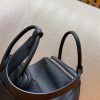 爱马仕 Lindy 琳迪包 经典黑 Togo牛皮 进口 原料 蜡线手缝 银扣 30cm