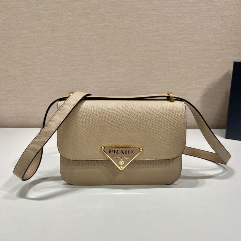 Prada单肩包1BD320米黄色免检版 - Image 4