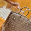 爱马仕 Birkin 30cm 斑鸠灰 灰扣 一级皮 尼罗鳄鱼皮 臻品级别