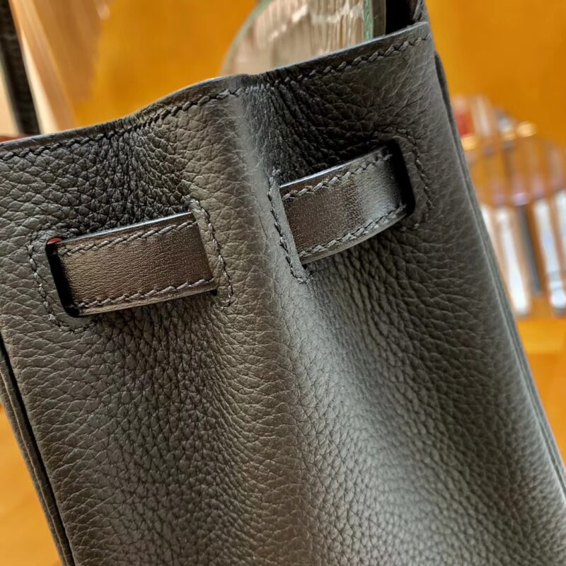 爱马仕 Birkin 铂金包 三拼色 三拼皮 Touch 牛皮拼鳄鱼皮 金扣 30cm - Image 6