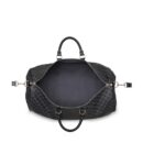 N41413 LV 路易威登Damier Graphite帆布Keepall 55旅行袋 （配肩带）