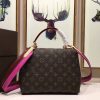 M42738 LV Cluny BB 手袋 LV2016 Monogram 老花系列 配玫红皮质肩带