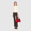431665 CVL1G 6473 Gucci2016新款女包 Sylvie 真皮手提包