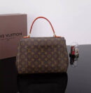 M42735 LV CLUNY MM 中号手袋 LV Monogram 老花系列 配紫蓝皮质肩带