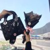 M0532OCAL M900 Dior LADY DIOR黑色小羊皮手提包 徽章戴妃包 黑色