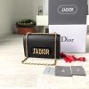 1494484165237643.jpg 迪奥 JADIOR DIOR链条包 頂級小牛皮翻蓋式包 黑色