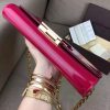 M94270 LouisVuitton 路易威登晚装包系列Vernis漆皮玫红色女式手拿包