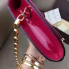 M94270 LouisVuitton 路易威登晚装包系列Vernis漆皮玫红色女式手拿包