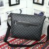 N41105 LV 路易威登Damier Graphite帆布男士斜挎包 MICK大号手袋