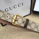 Gucci古奇新款2017蜜蜂印花腰带 Gucci女士皮带 古驰要带