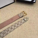 Gucci古奇新款2017蜜蜂印花腰带 Gucci女士皮带 古驰要带