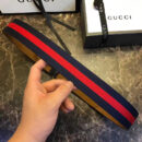 409416 Gucci双G带扣Sylvie织带腰带 Gucci女士皮带 黑色