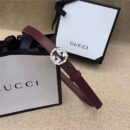 Gucci原版 牛皮搭配原单水晶 双G扣头 彰显超凡品味 顶级精品